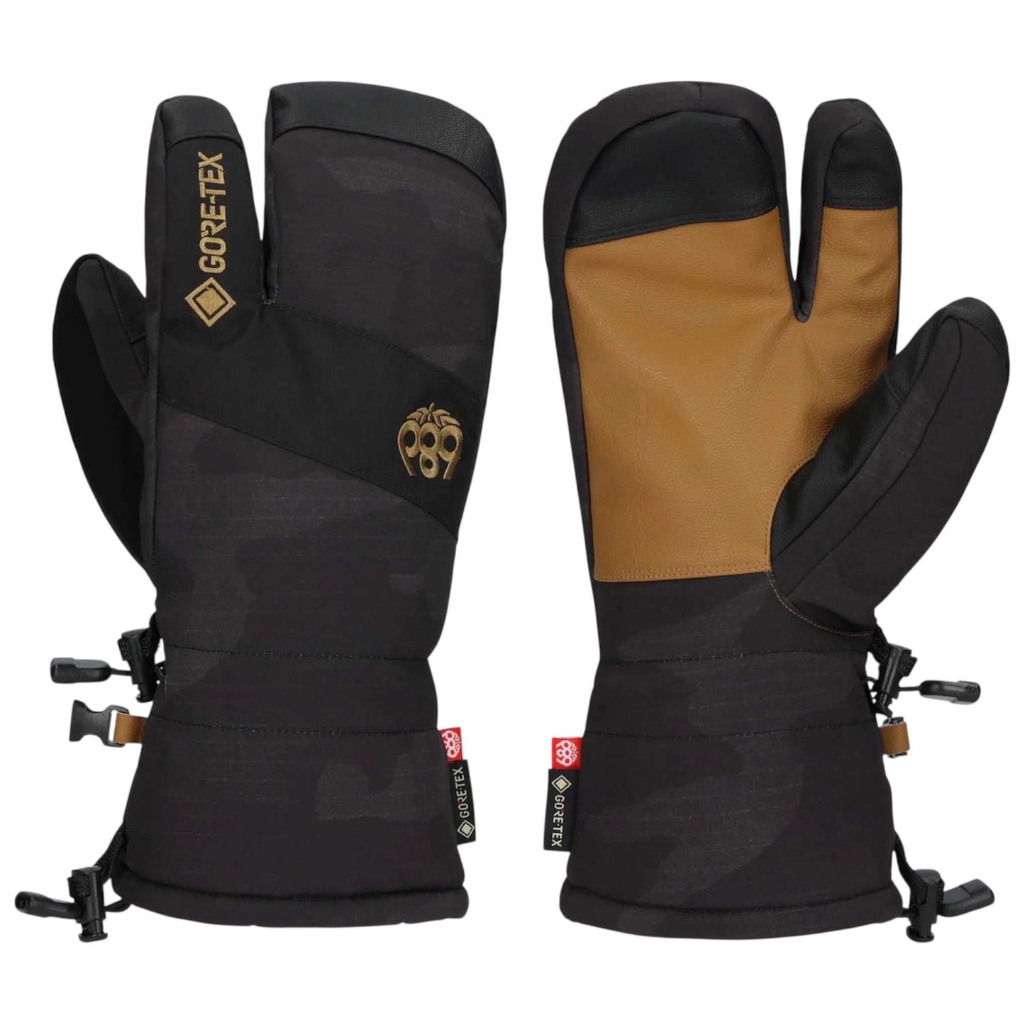686 MENS GORE-TEX LINEAR TRIGGER MITT BLACK CAMO