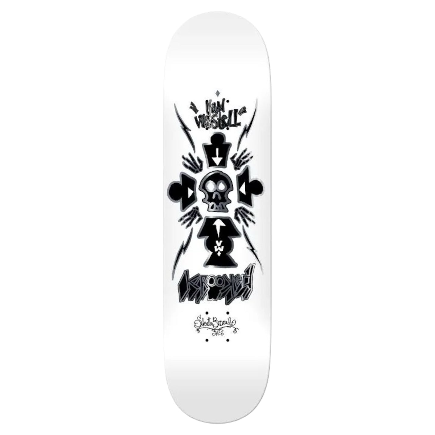 KROOKED WASTELL REDUX TRUE FIT DECK 8.25