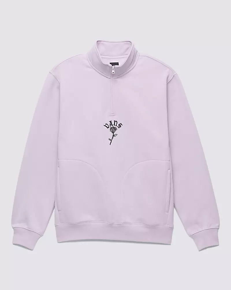 SWEAT-SHIRT VANS POCKET QUART ZIP LAVANDE FROST
