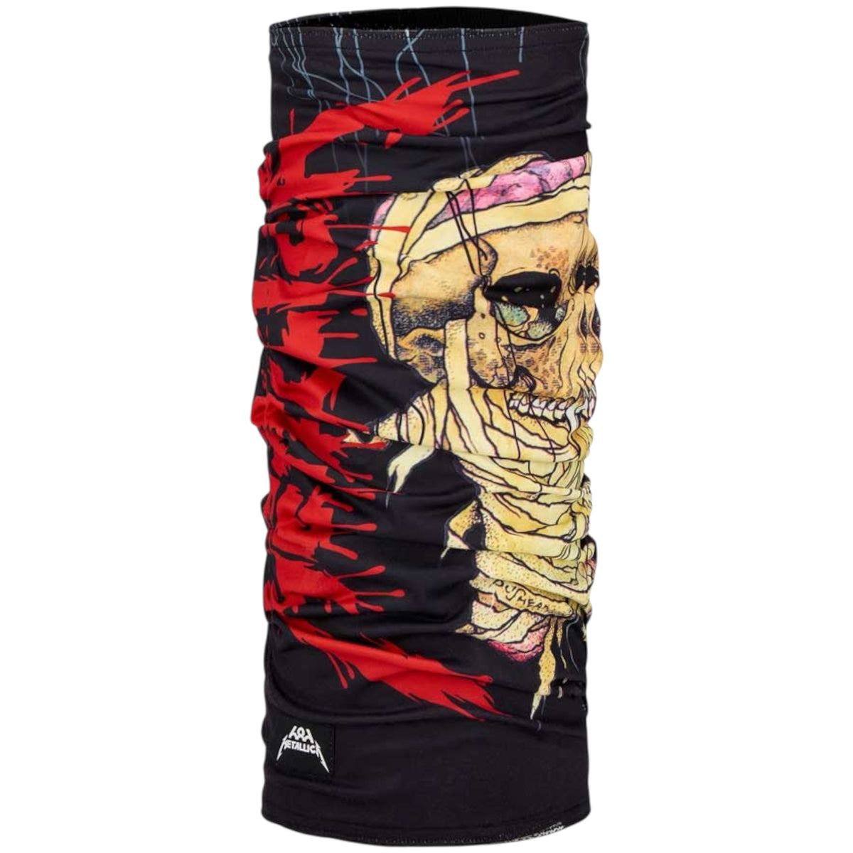 686 DOUBLE LAYER FACE WARMER METALLICA BLACK PUSHEAD