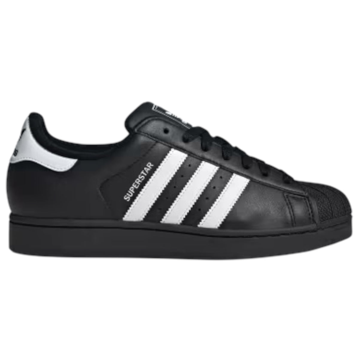 ADIDAS SUPERSTAR II J CORE BLACK CLOUD WHITE CORE BLACK