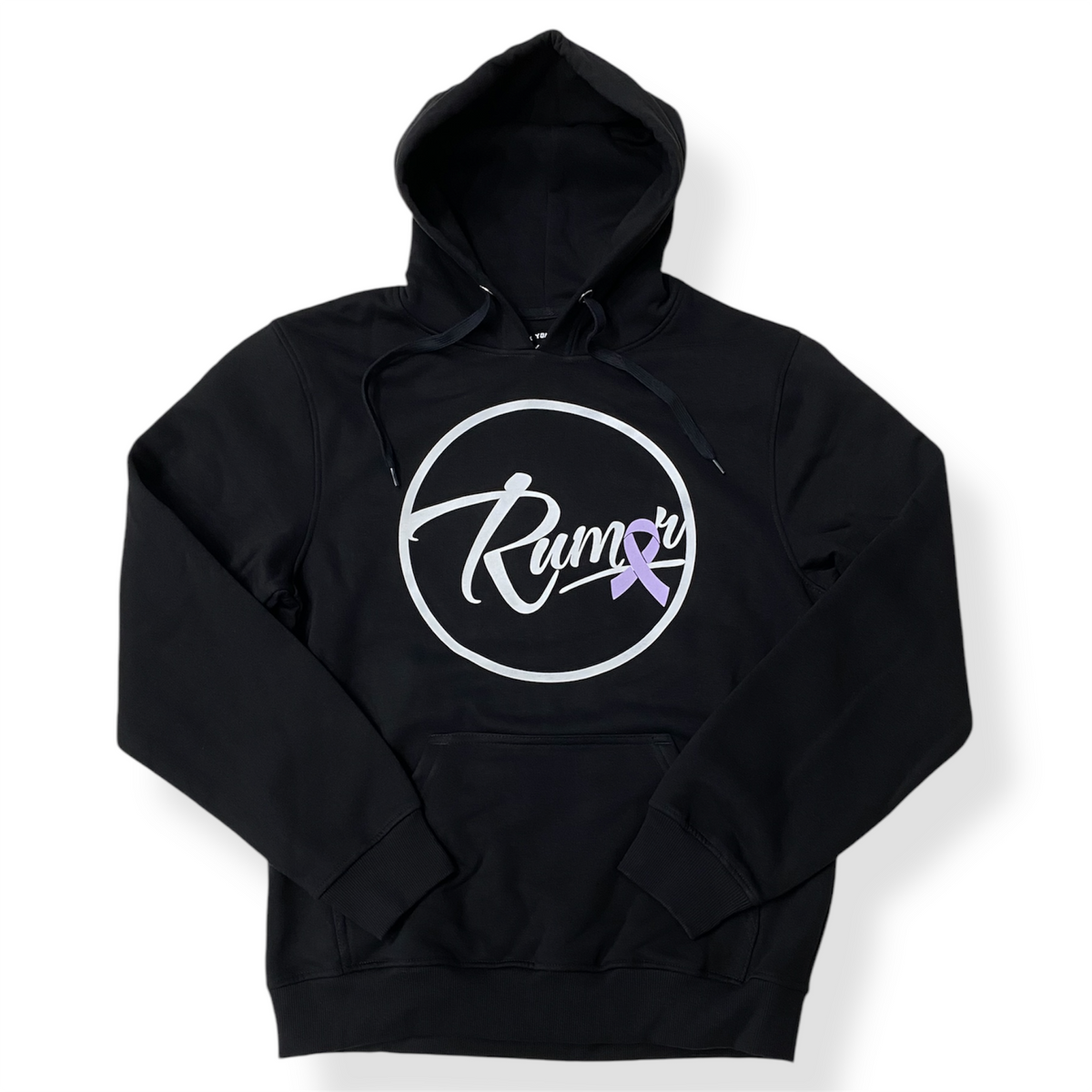 RUMOR BEATS CANCER HOODIE BLACK