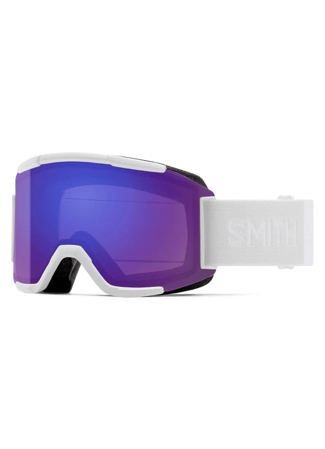 LUNETTES SMITH SQUAD WHITE VAPOR CHROMAPOP EVERYDAY VIOLET/CLAIR