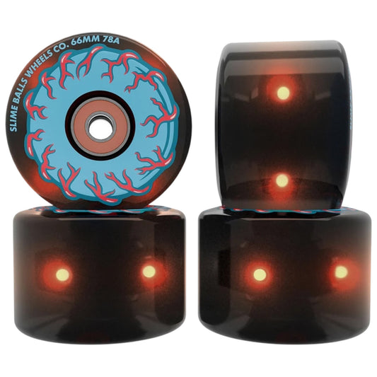 SLIME BALLS WHEELS PRAYER CANDLE LIGHT UPS OG SLIME 78A 66MM
