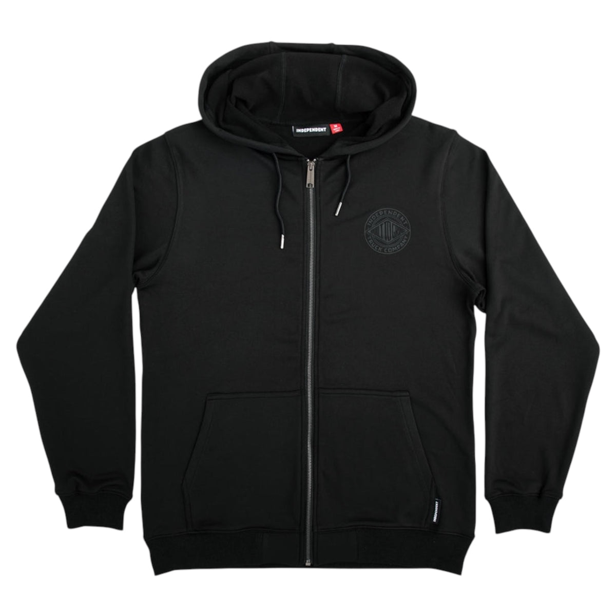 INDEPENDENT ZIP CLIPPER HOODED MIDWEIGHT ZIP UP