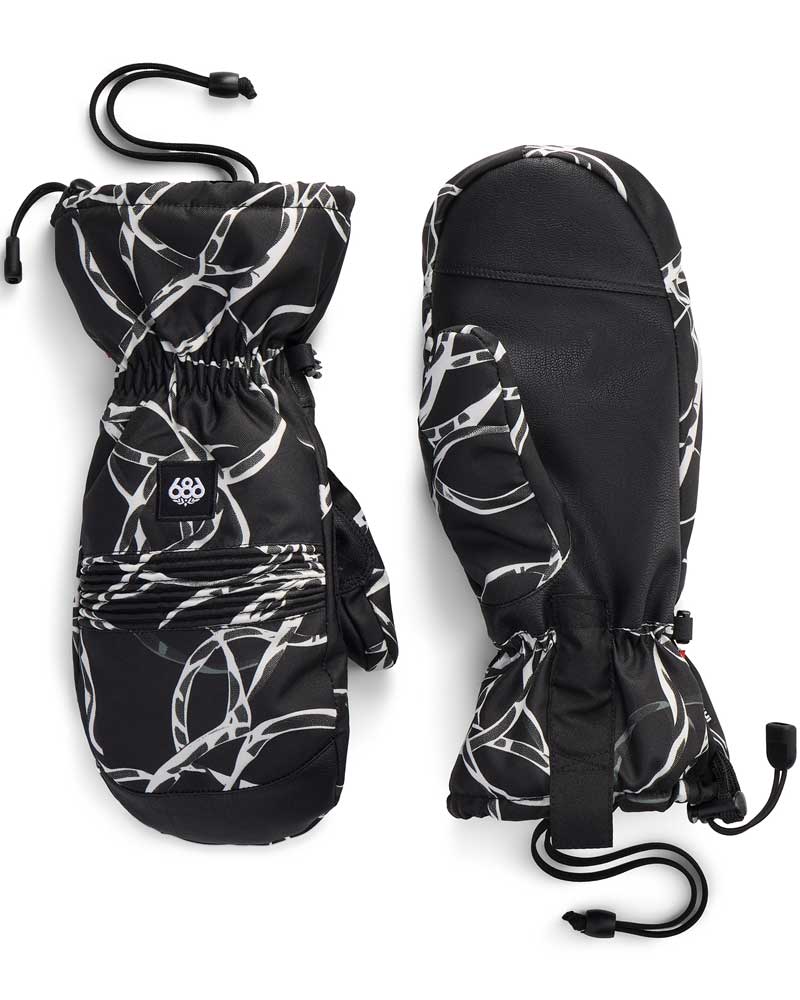 686 MENS LANDER MITT BLACK WIRE