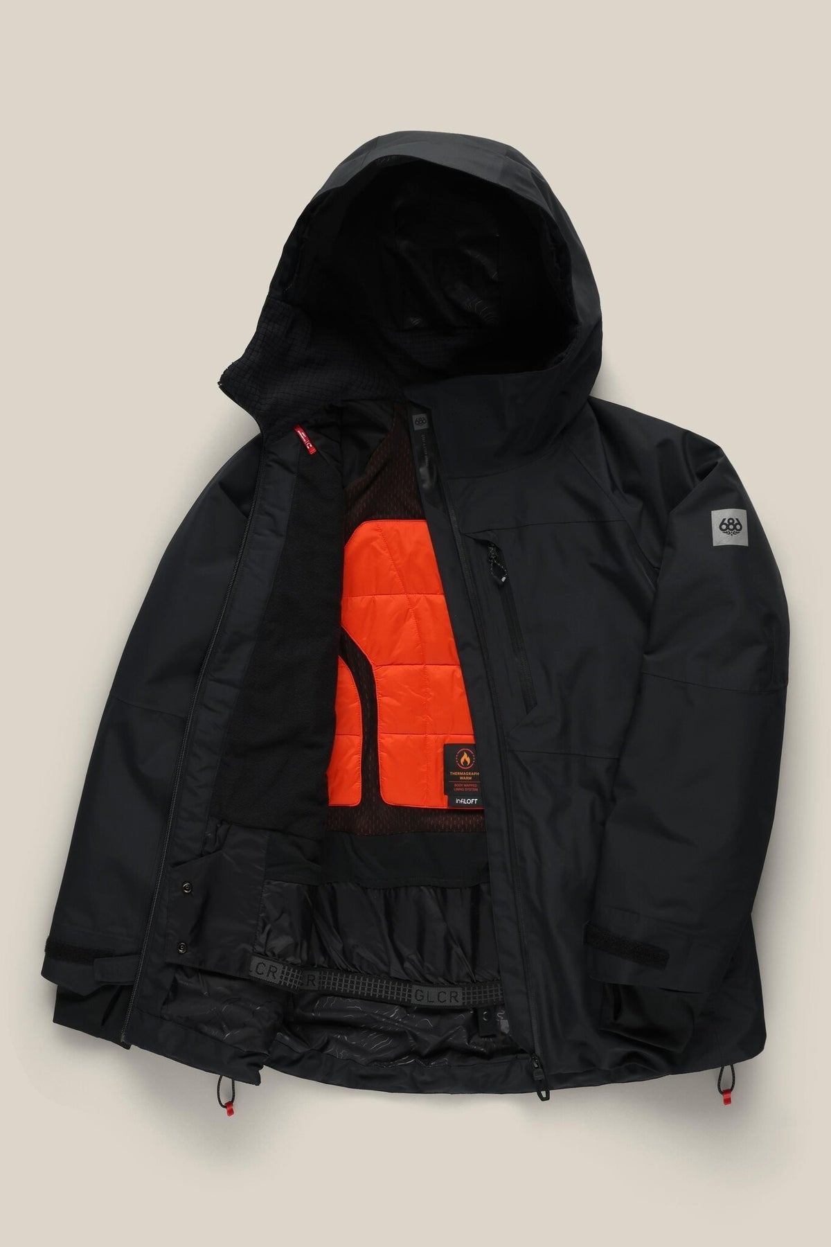 686 WOMENS HYDRA THERMAGRAPH JACKET BLACK
