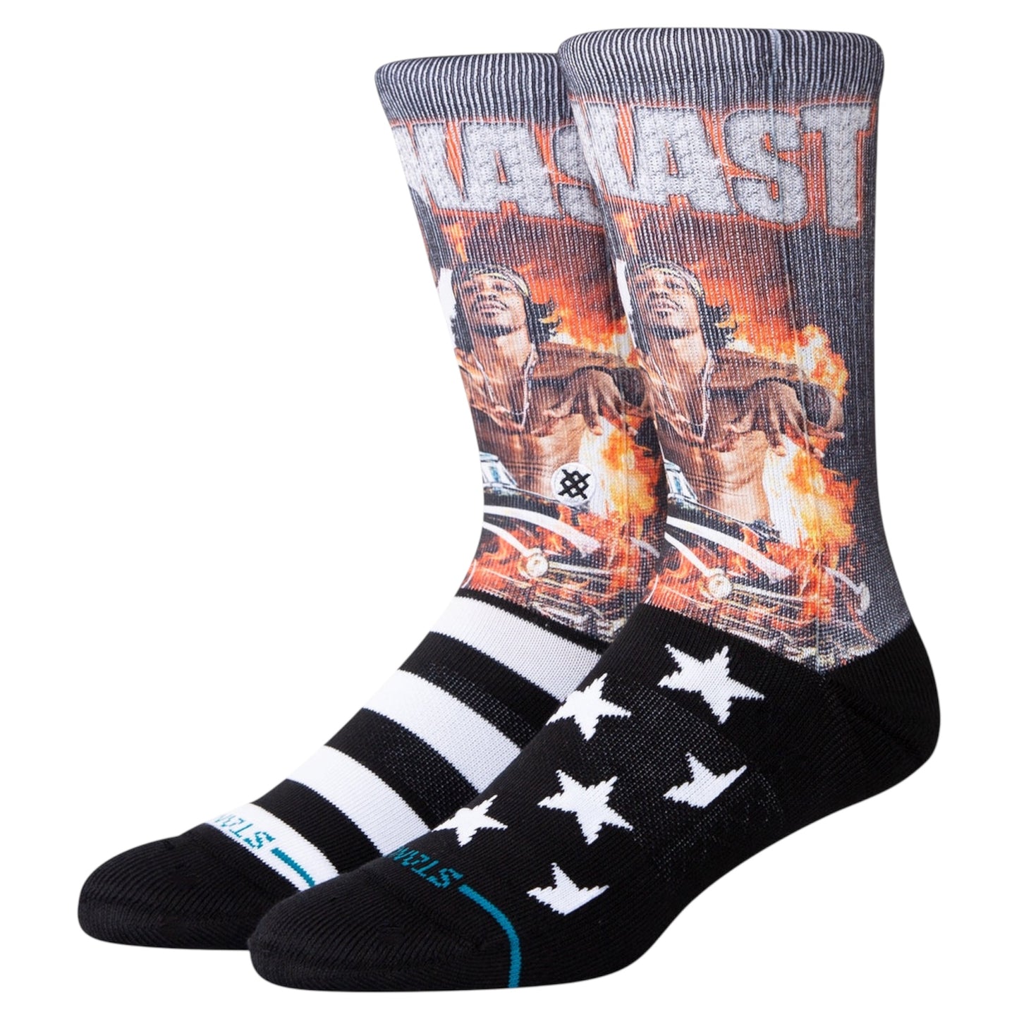 STANCE STANKONIA SOCKS BLACK