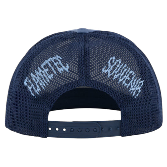 SOUVENIR X FLAMETEC TRUCKER CAP BLACK BLUE