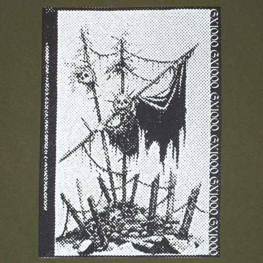 GX1000 HAMBURGER LADY TEE MILITARY GREEN