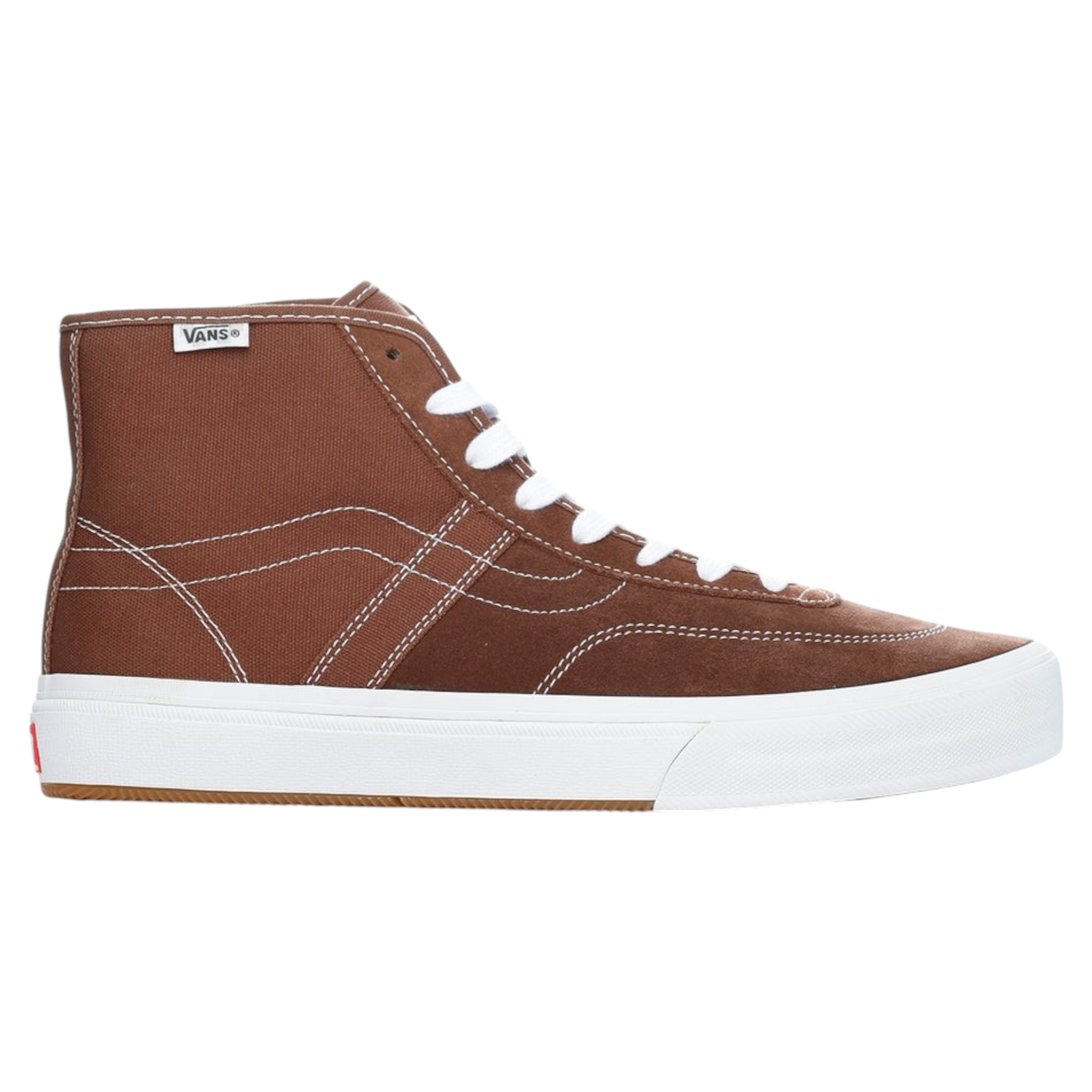 VANS CROCKETT HIGH DECON BROWN/WHITE – Rumor Boardshop VANS CROCKETT HIGH DECON BROWN/WHITE – Rumor Boardshop