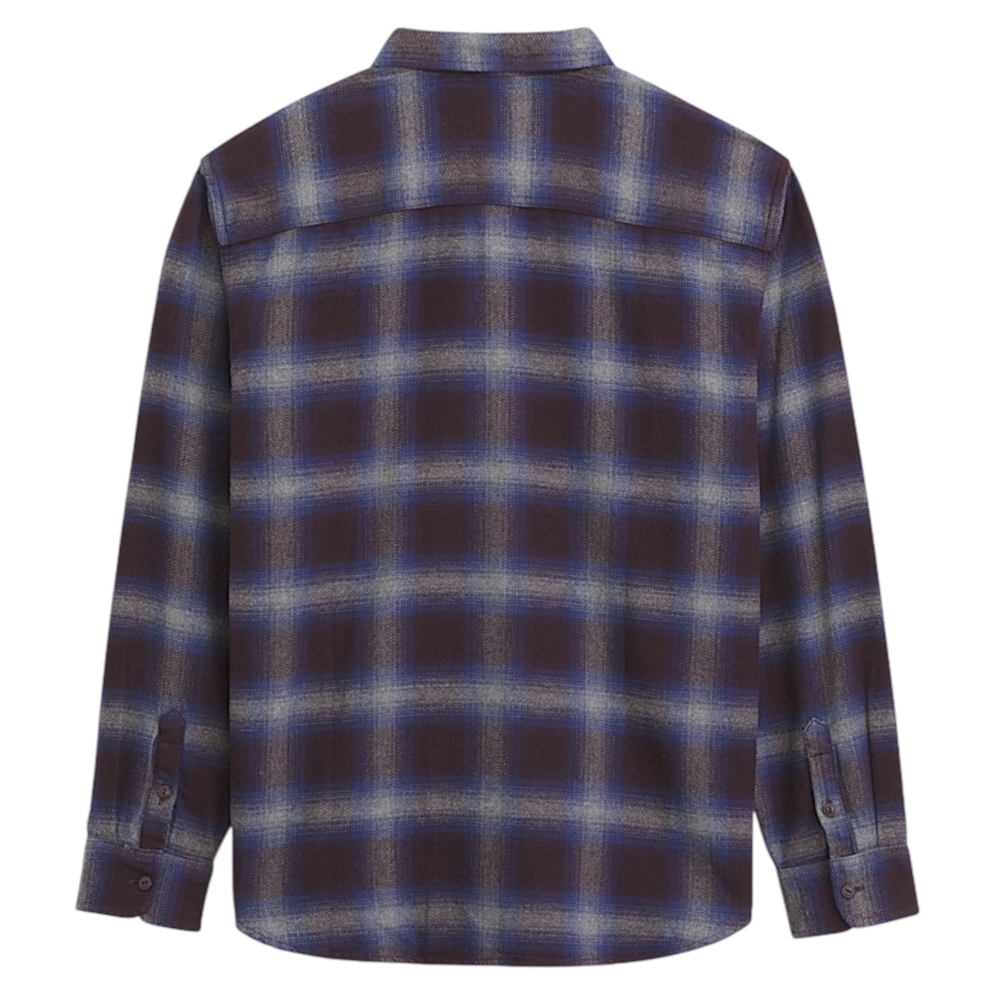 VANS BIXBY PLAID FLANNEL DARK PORTER PEWTER HEATHER