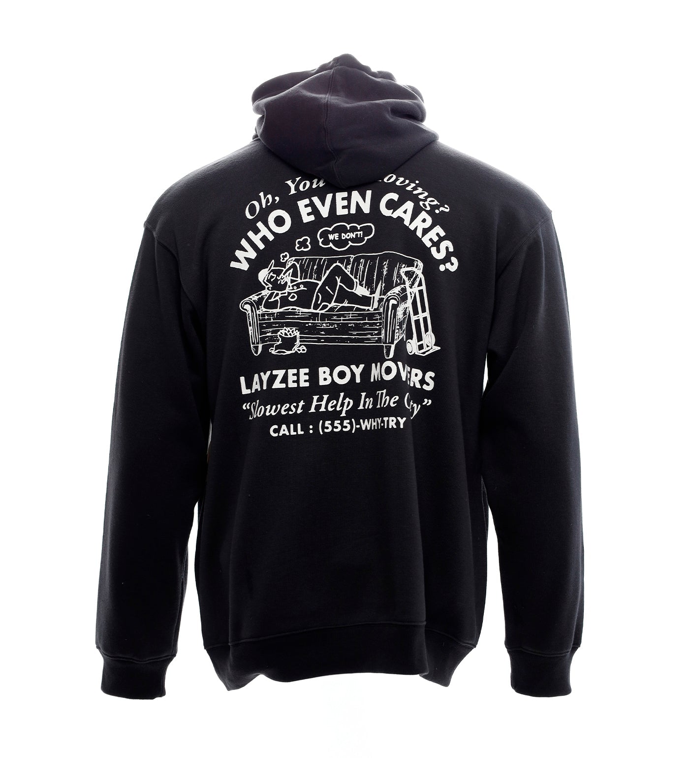 VANS MOVING CO PULLOVER BLACK