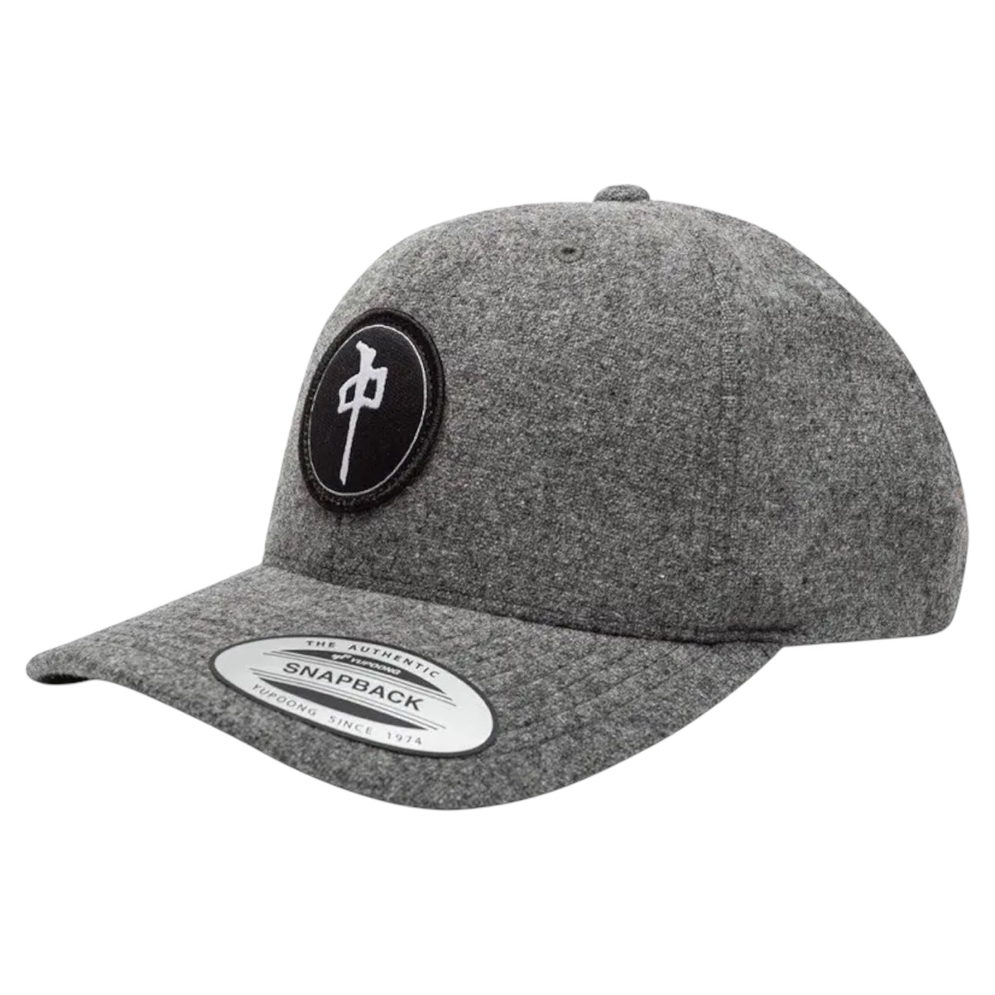 RDS SNAPBACK PATCH CHUNG MELTON WOOL HEATHER GREY