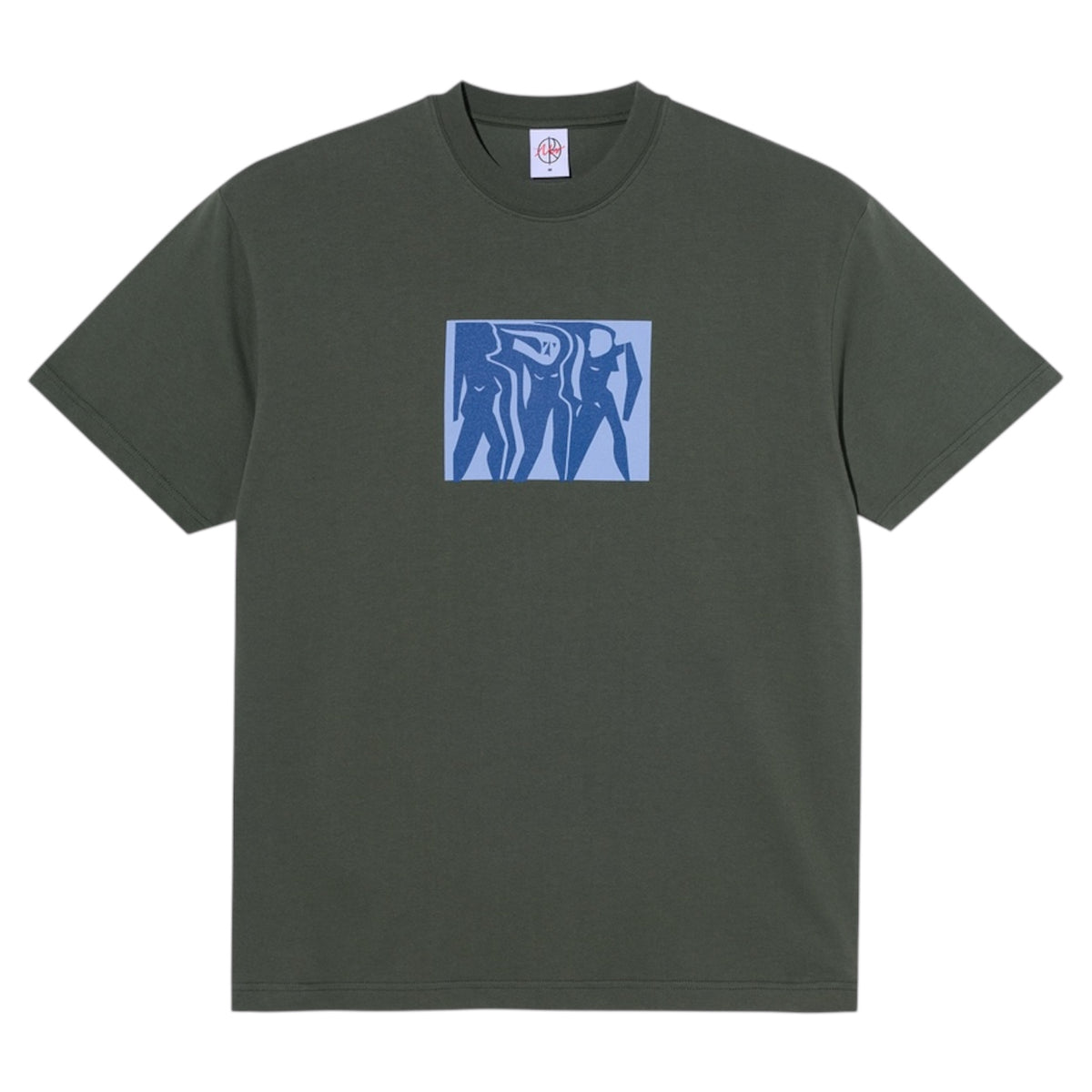 POLAR CUT OUTS TEE DARK OLIVE