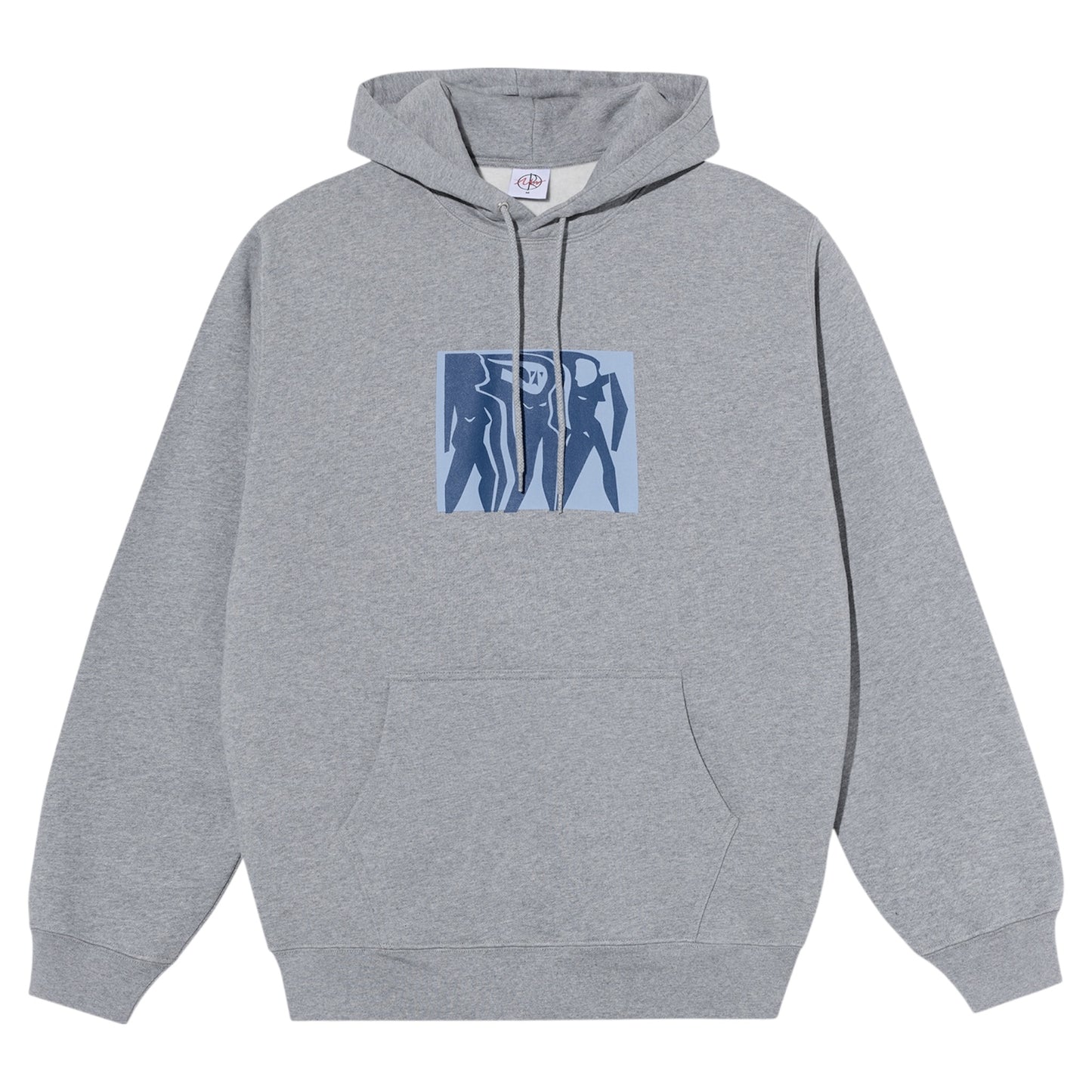 POLAR CUT OUTS DAVE HOODIE HEATHER GREY