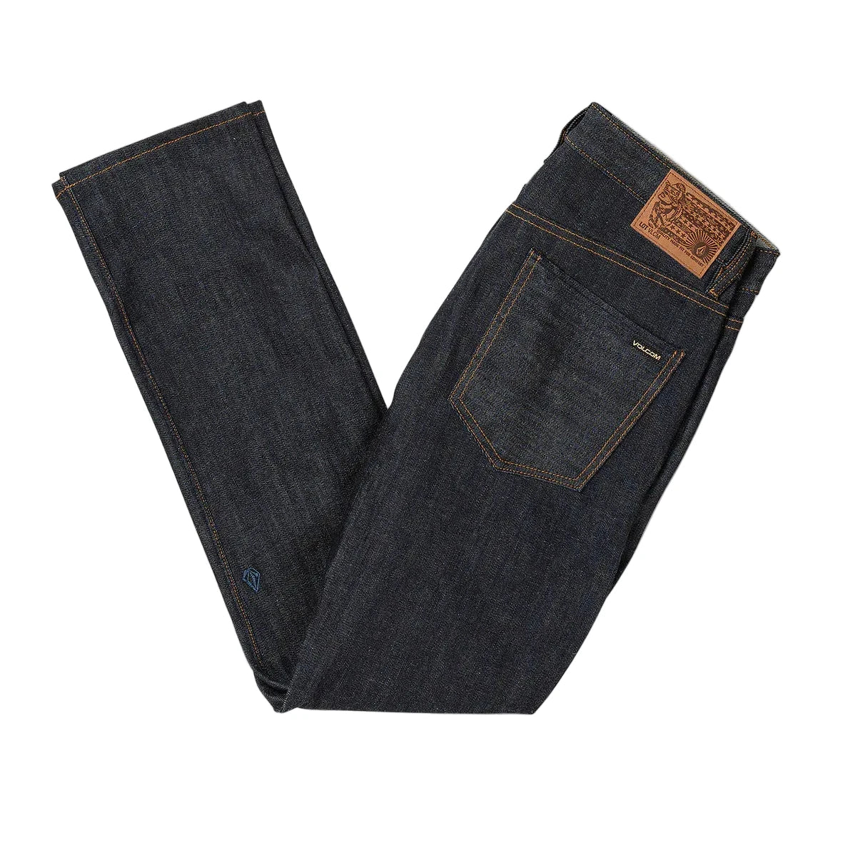 VOLCOM VORTA REGULAR RISE SLIM FIT DENIM PANTALON RINÇAGE