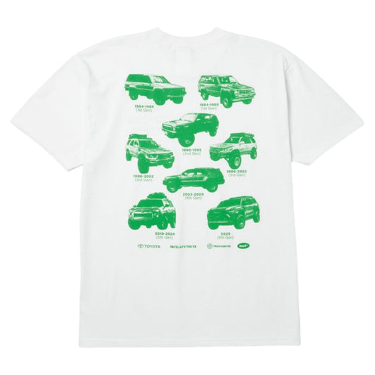 HUF X TOYOTA GENERATIONS TEE WHITE
