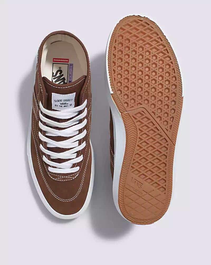 VANS CROCKETT HIGH DECON MARRON/BLANC