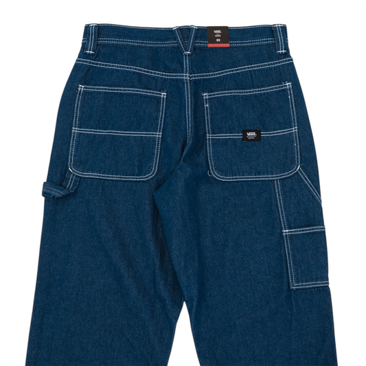 VANS DRILL CHORE CARPENTER LOOSE FIT DENIM INDIGO RINSE PANT