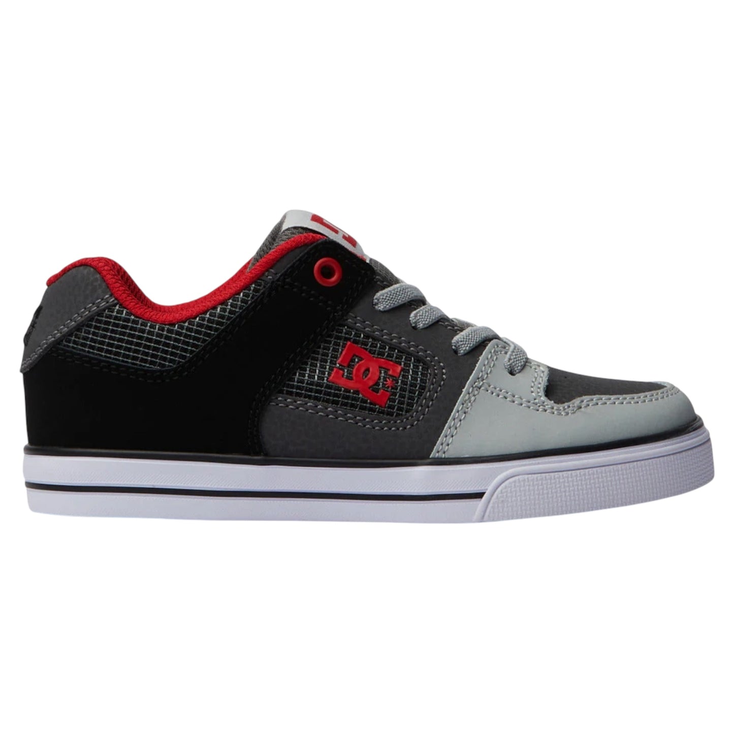 DC KIDS PURE ELASTIC RH0 ROUGE/GRIS CHINÉ