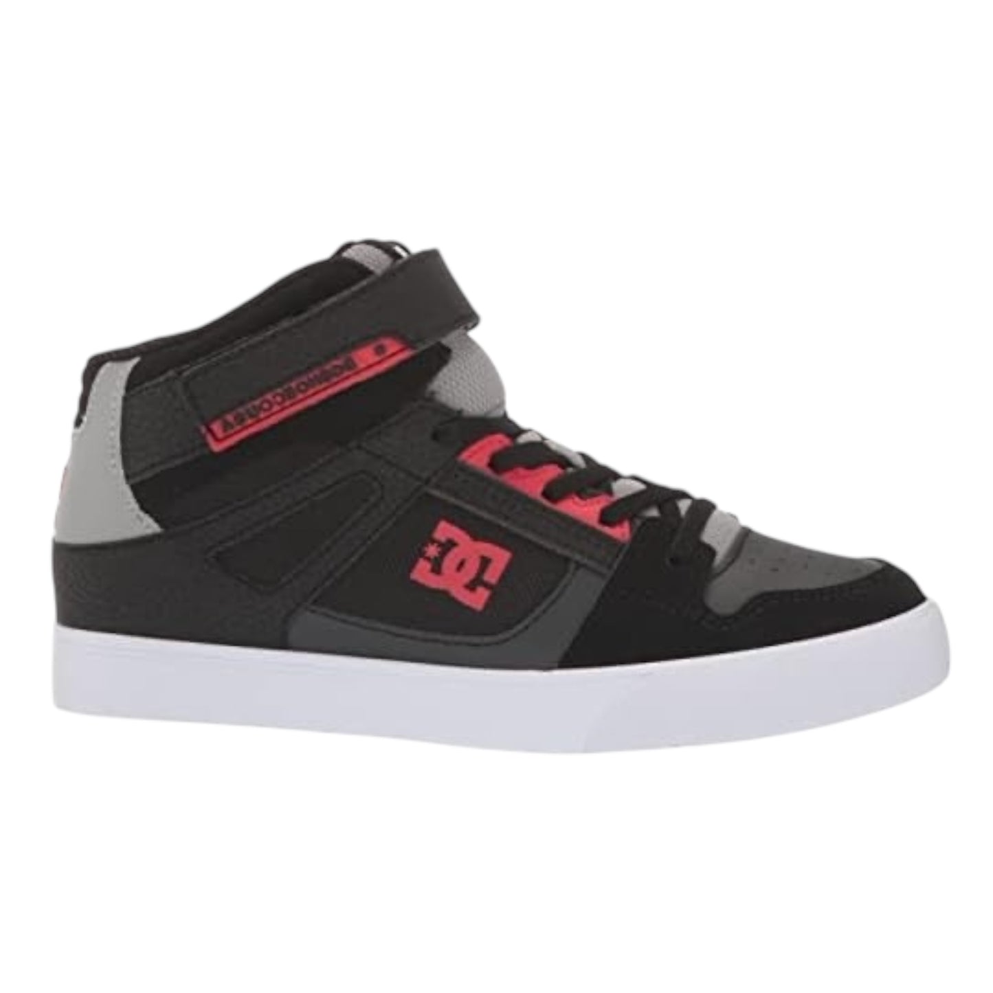 DC SHOES PURE HIGH TOP EV NOIR / ROUGE / NOIR