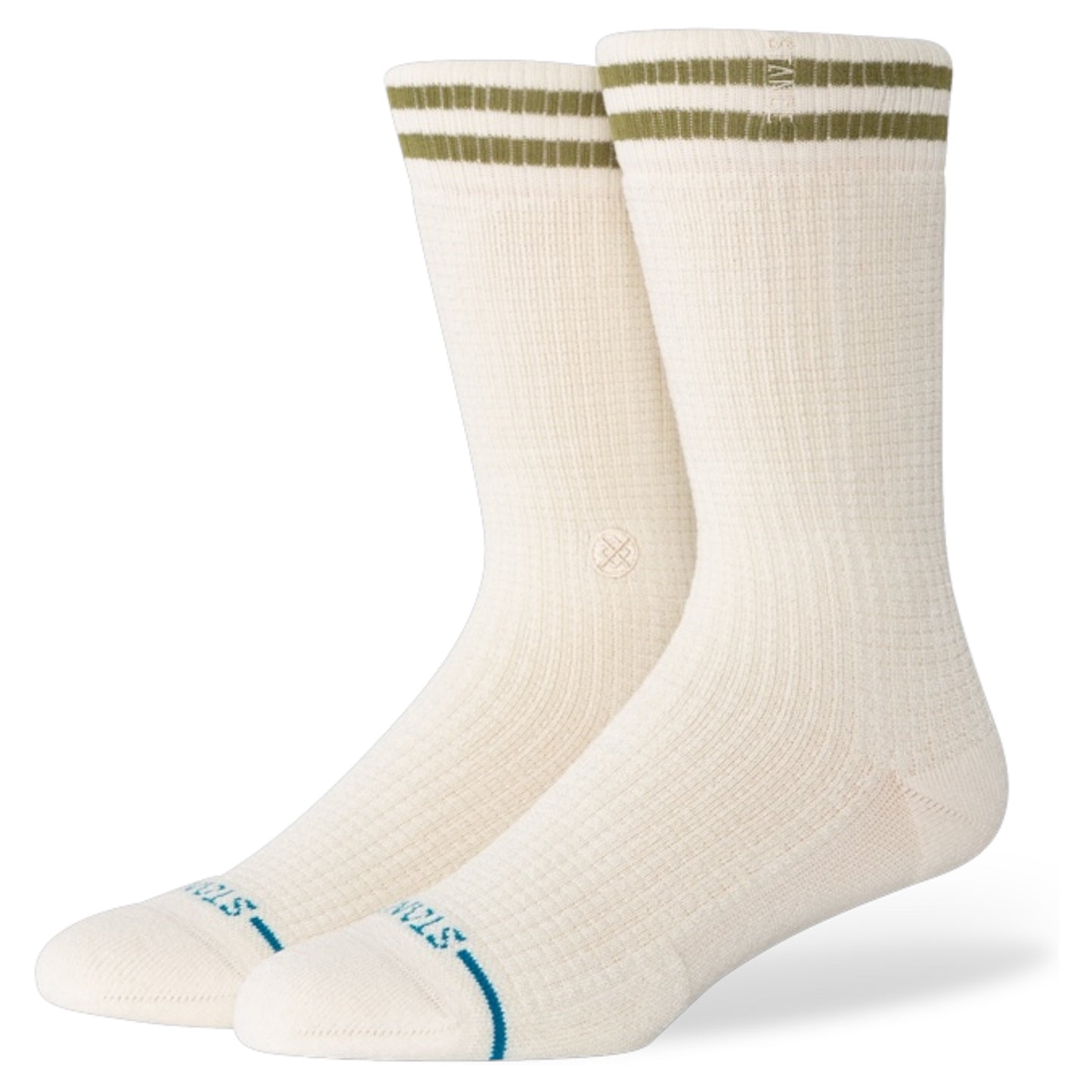 STANCE WAFFLE M BUTTER SOCKS IVORY