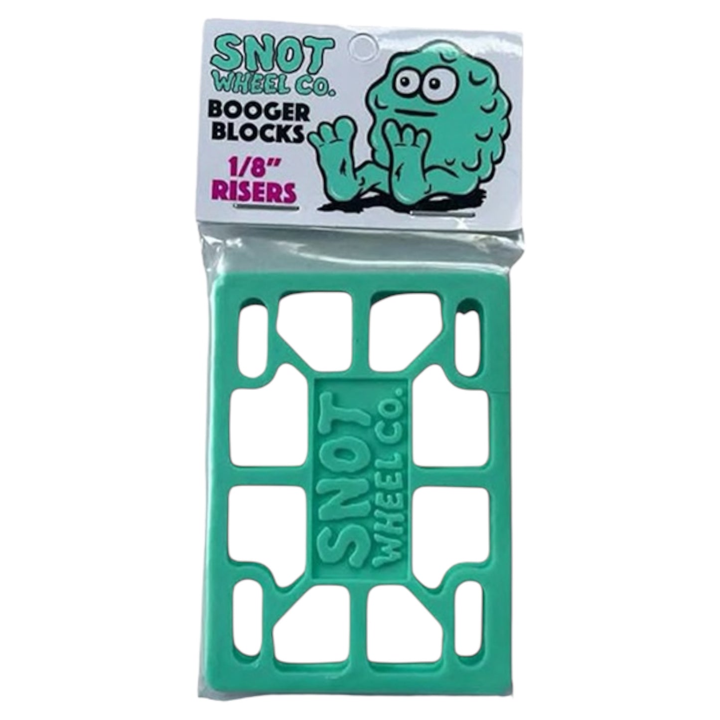 SNOT BOOGER BLOCK RISER PADS 1/8 TEAL