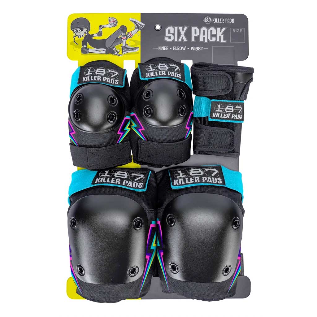 187 KILLER PADS JUNIOR SIX PACK ELECTRIC BOLT PADS