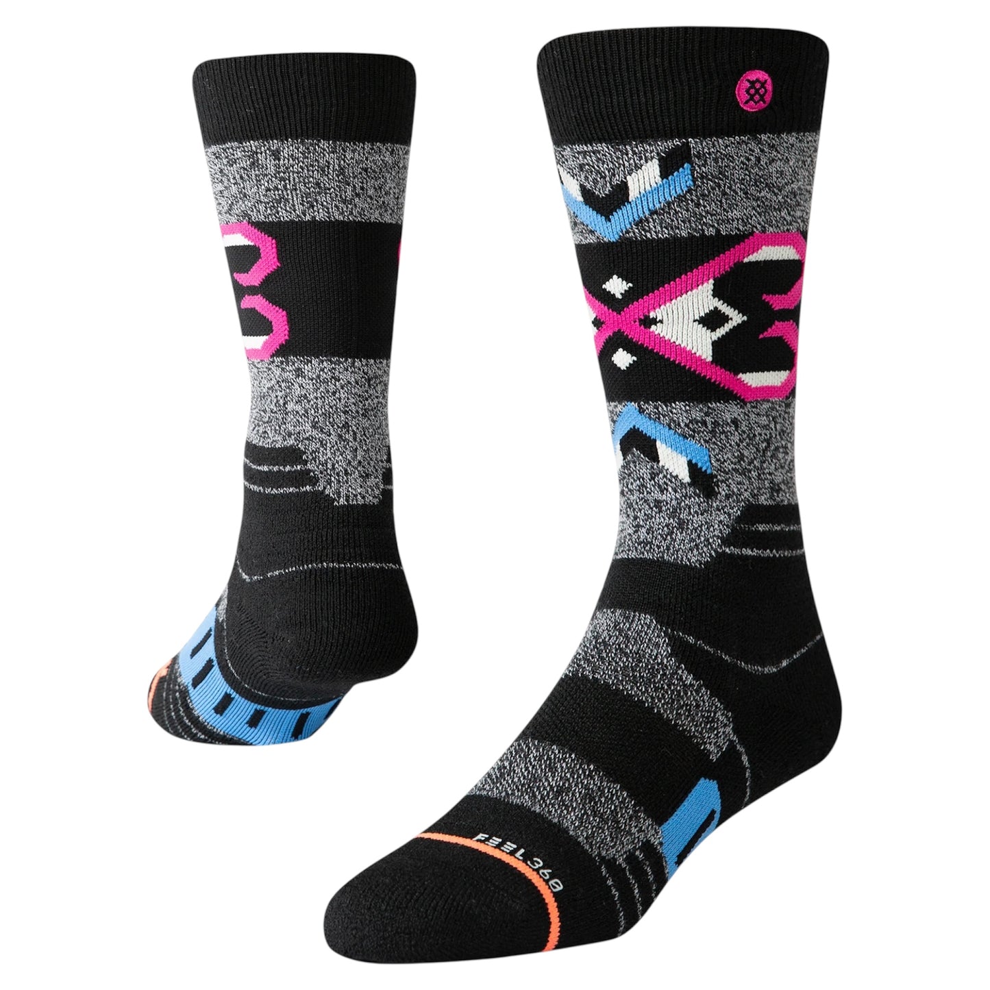 STANCE NORDIC MAZE YOUTH SNOW SOCK GREY