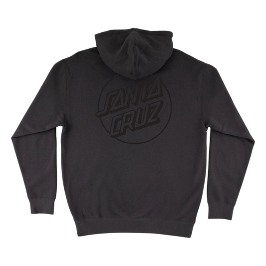 SANTA CRUZ OPUS DOT HOODIE ASPHALT BLACK