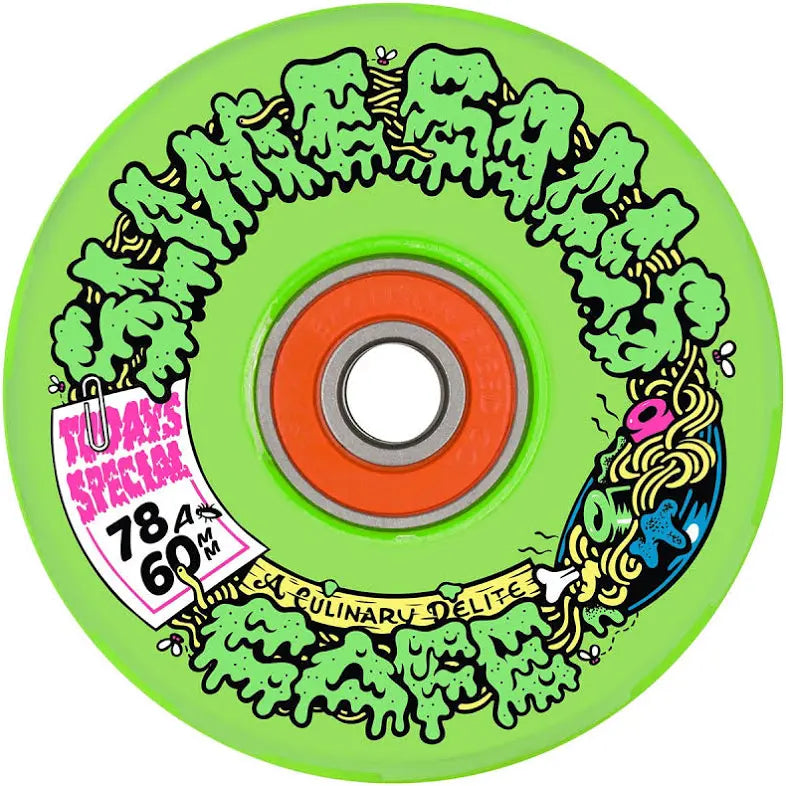 SLIME BALLS WHEELS SB CAFE LIGHT UPS OG SLOME GREEN 78a 60mm