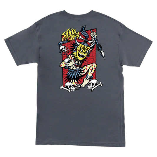 SANTA CRUZ SALBA VOODOO FRAME TEE CHARCOAL