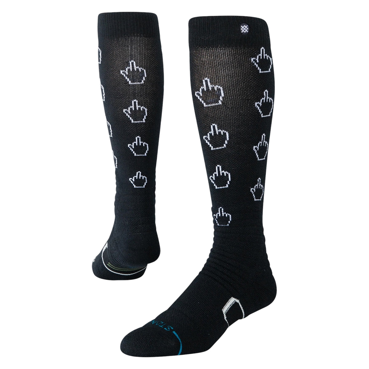 STANCE CURSOR MID SNOW SOCK BLACK