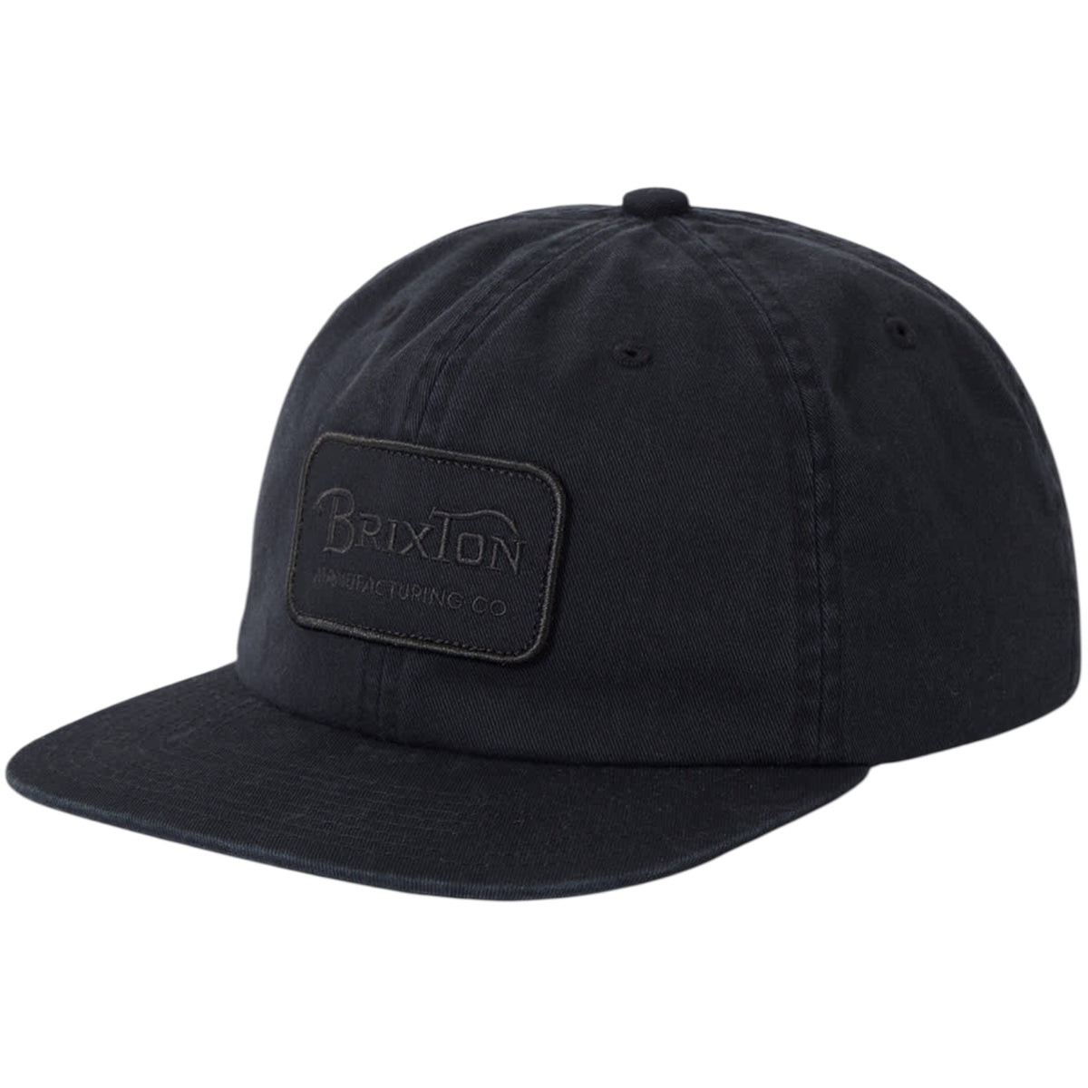 BRIXTON GRADE MP SNAPBACK BLACK BLACK