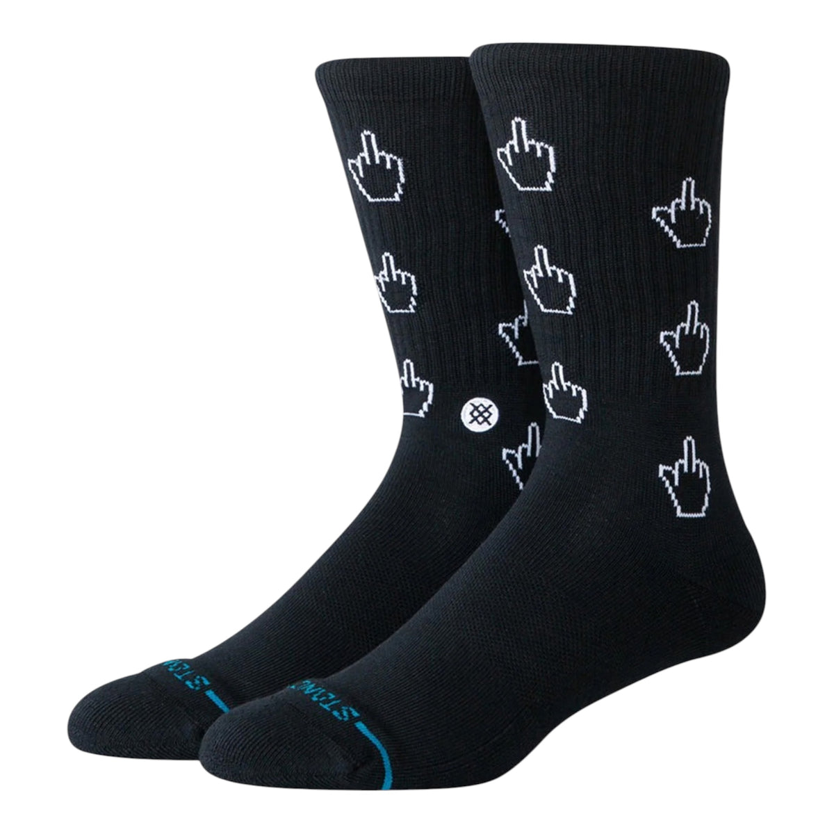 STANCE CURSOR CREW SOCK BLACK