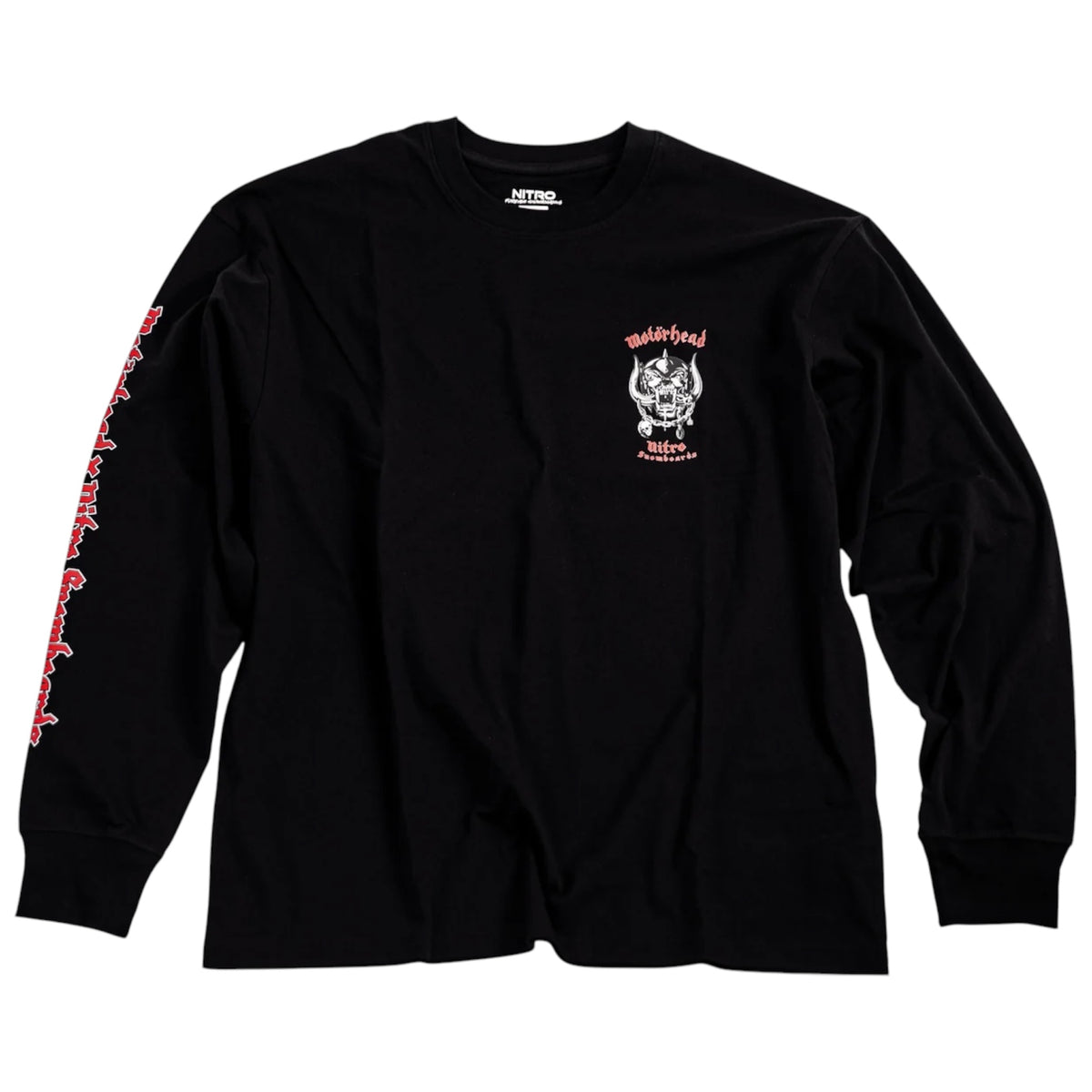 NITRO X MOTORHEAD LONGSLEEVE TEE BLACK