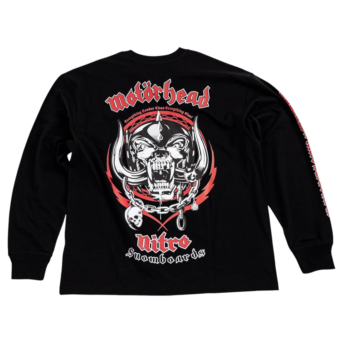 NITRO X MOTORHEAD LONGSLEEVE TEE BLACK