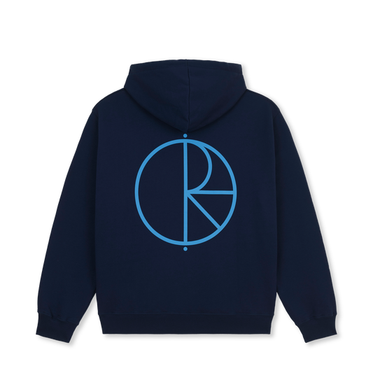 POLAR STROKE LOGO DAVE HOODIE DARK BLUE