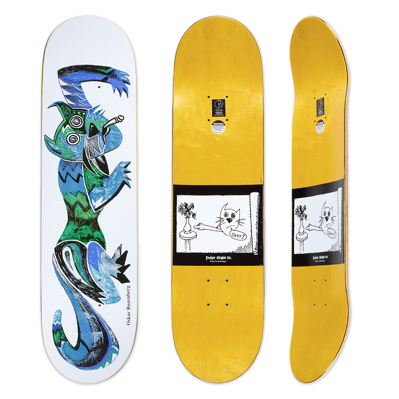 POLAR OSKAR ROZENBERG TRIPPIN DECK 7.875