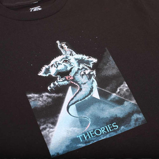 THEORIES LUCK DRAGON TEE BLACK