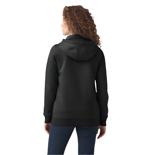 DICKIES WOMENS HEAVYWEIGHT FULL ZIP HOODIE BLACK