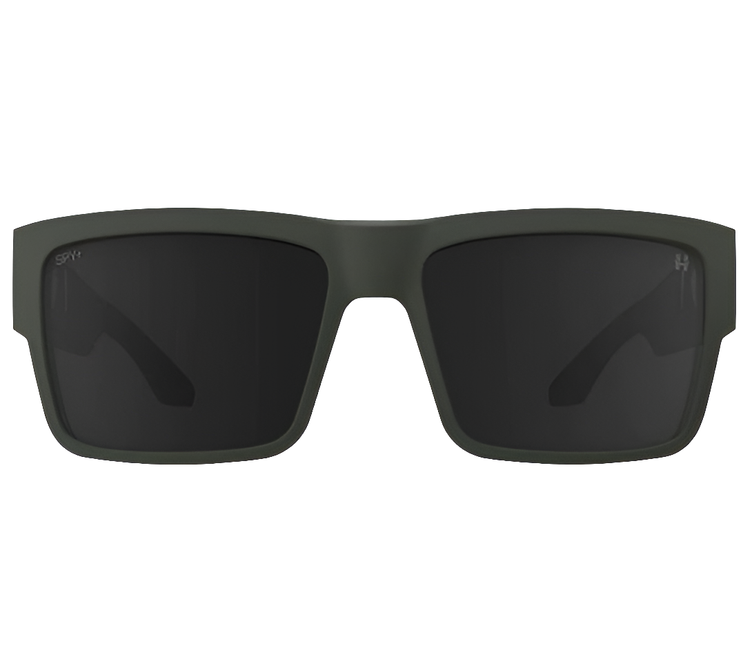 SPY CYRUS MATTE OLIVE GLASSES HAPPY GRAY LENS