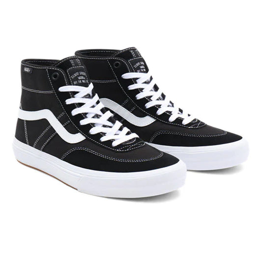 VANS CROCKETT HAUT NOIR BLANC