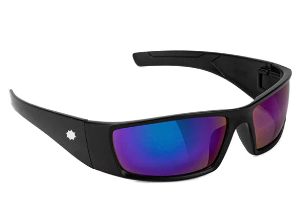 MIROIR VERRE PEET MATRIX NOIR BLEU