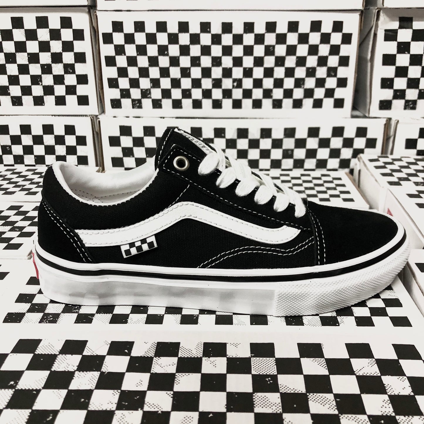 VANS SKATE OLD SKOOL NOIR BLANC