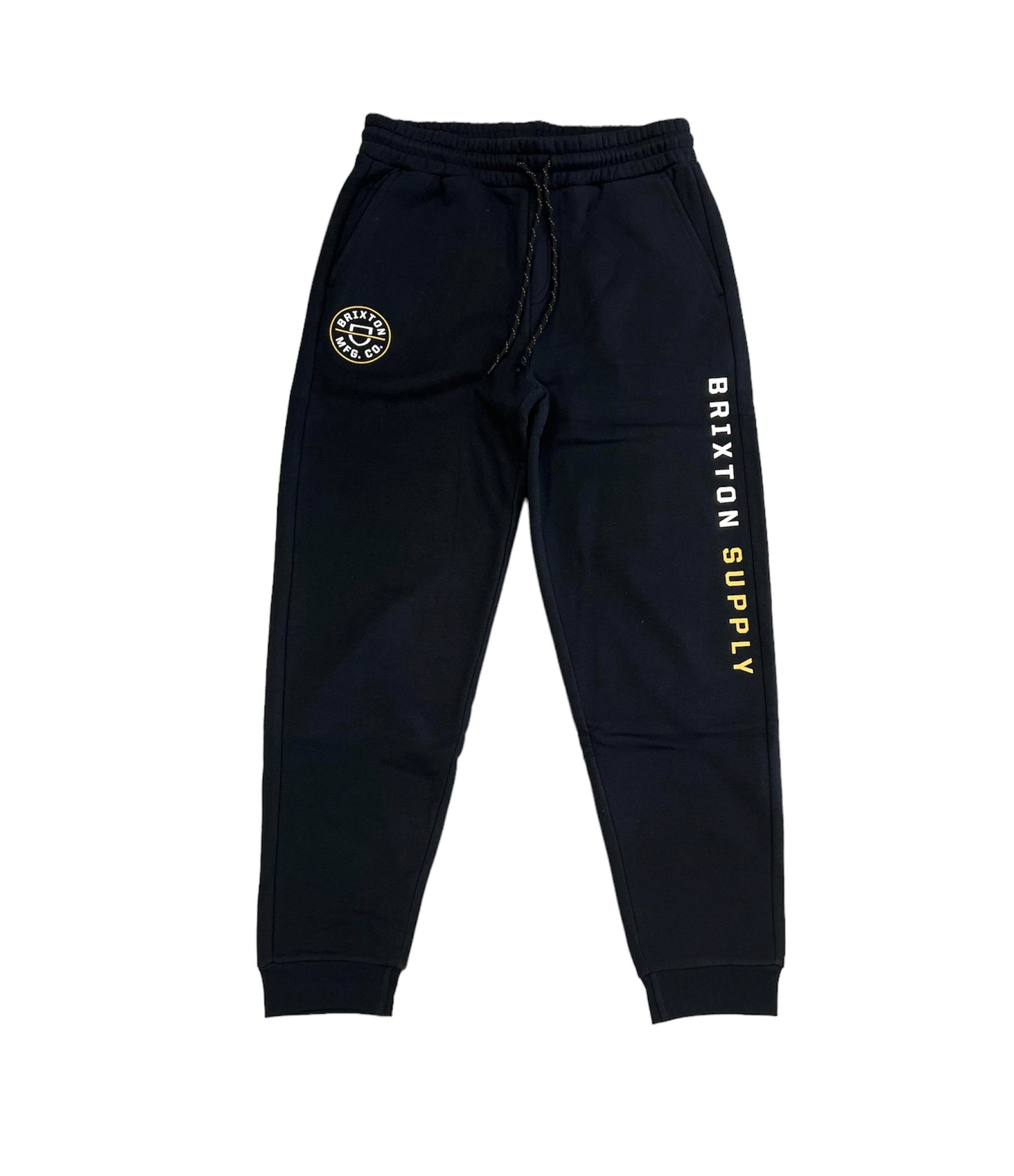 PANTALON DE SWEAT BRIXTON CREST LINE POLAIRE NOIR
