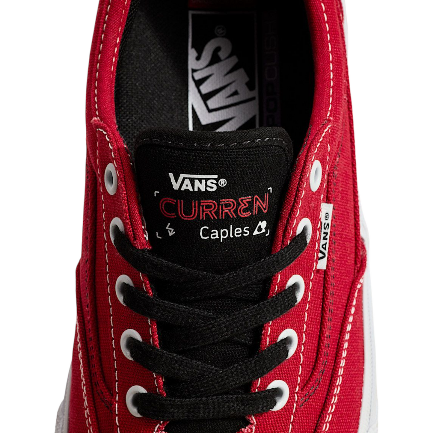 VANS SKATE CURRENS CAPLES RED/WHITE