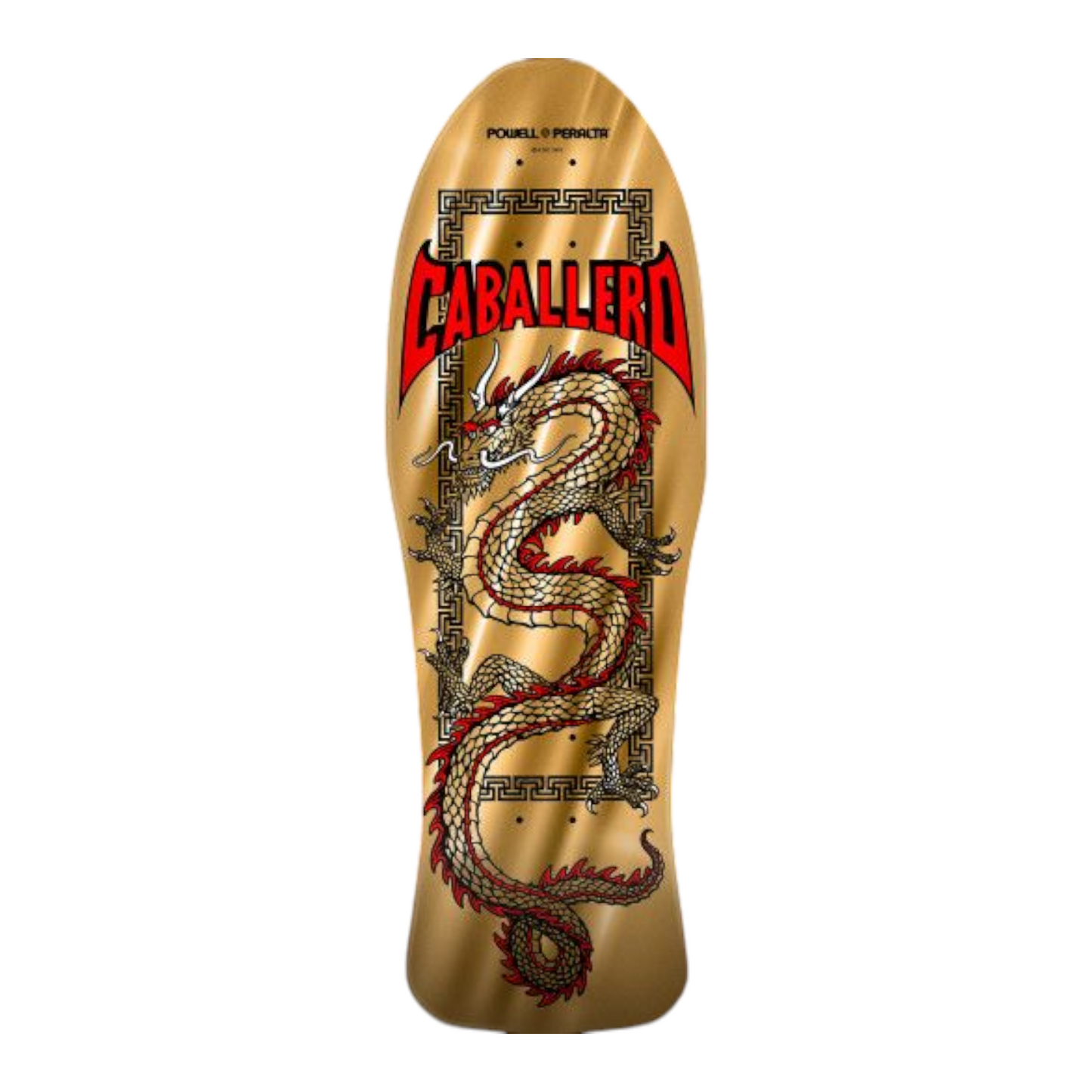 POWELL PERALTA CAB CHINESE DRAGON DECK 22 GOLD FOIL 10.0