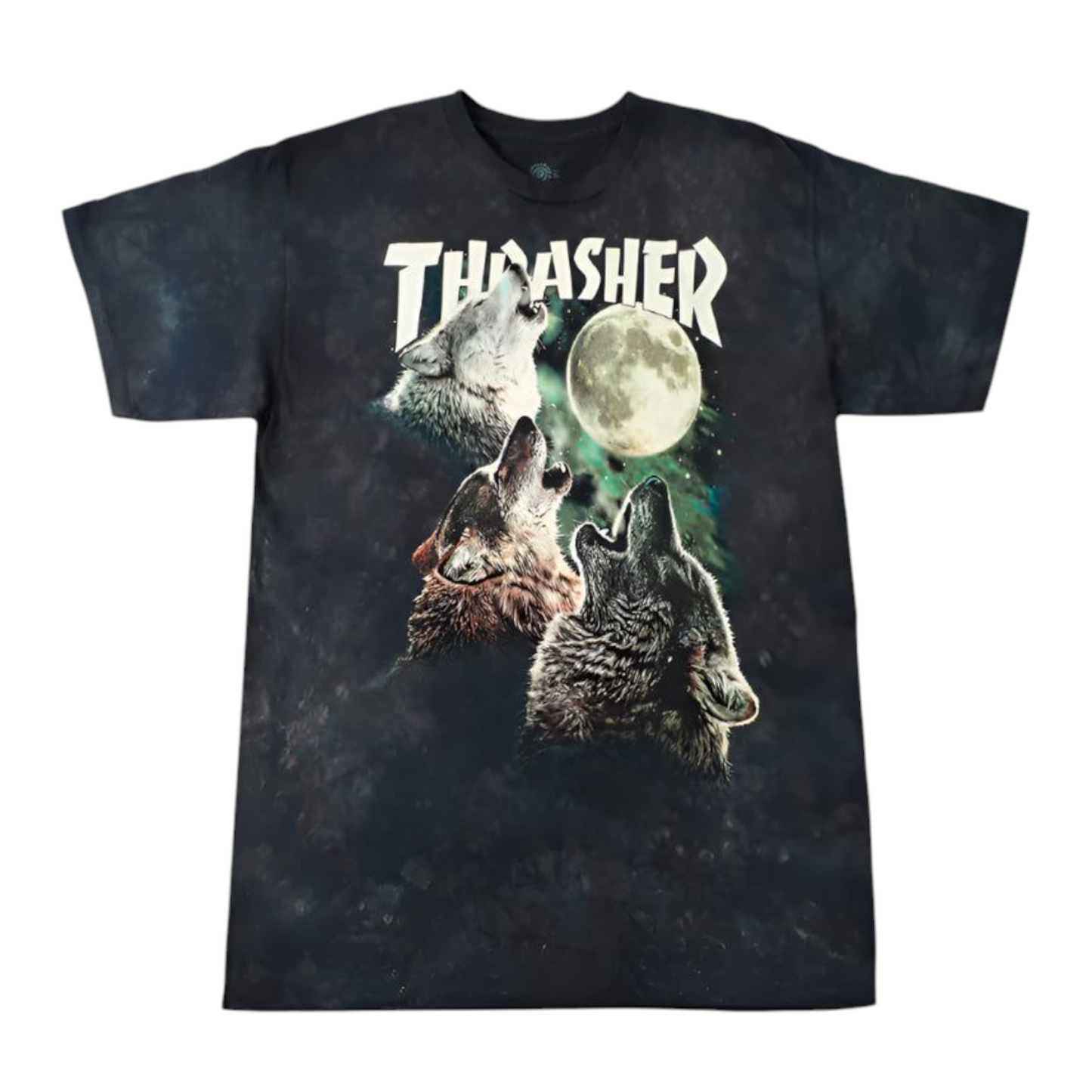 THRASHER WOLVES T-SHIRT GREEN